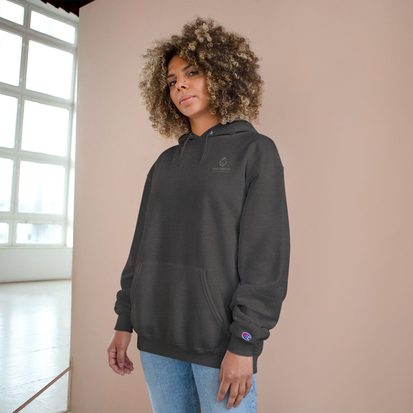Champion Hoodie with Lion Graphic for Faith and Strength Enthusiasts, Cozy Sweatshirt, Gift for Him or Her, Perfect for Casual [...]