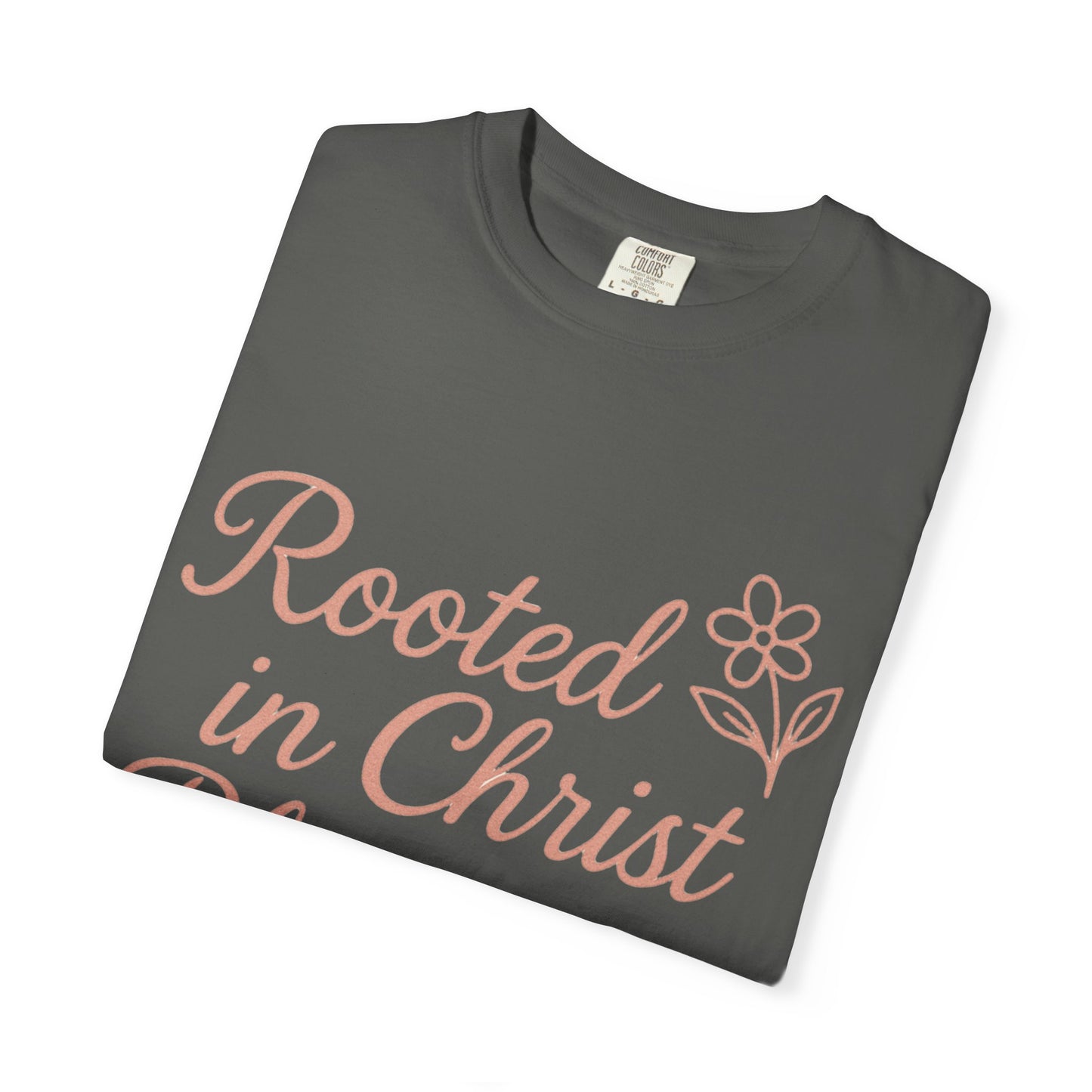 Inspirational Christian T-Shirt | Rooted in Christ, Blooming in Grace | Faith Apparel, Christian Gifts, Unisex Tees, Casual Wear