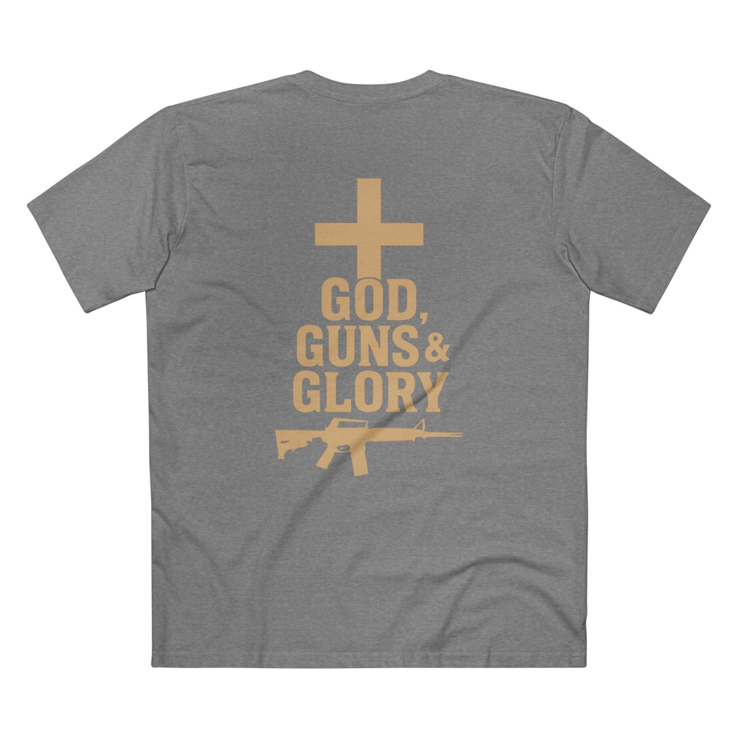 Faith & Freedom Tee, Casual T-Shirt for Patriotic Souls, Stylish Gift for Christians, Perfect for Holidays & Celebrations