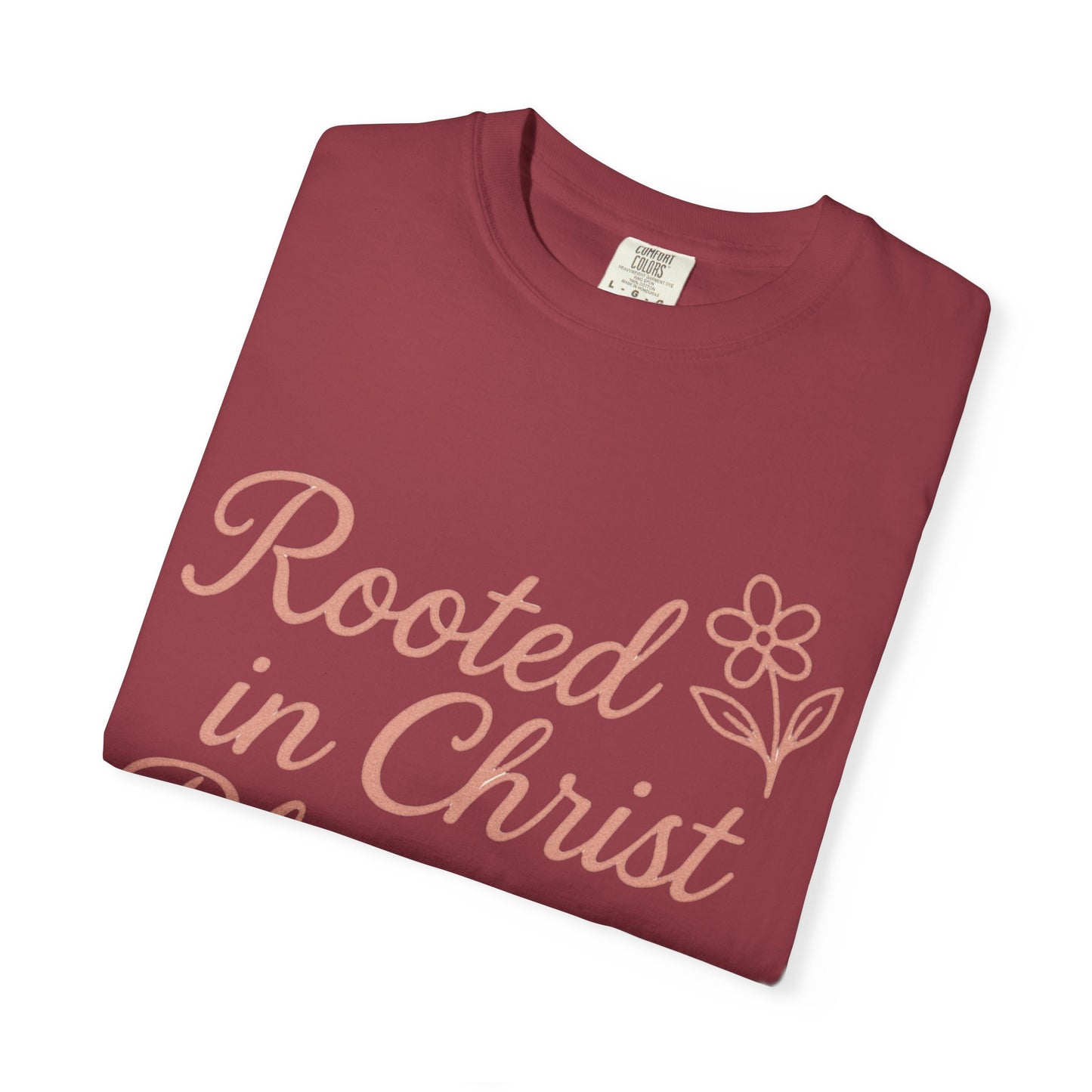 Inspirational Christian T-Shirt | Rooted in Christ, Blooming in Grace | Faith Apparel, Christian Gifts, Unisex Tees, Casual Wear