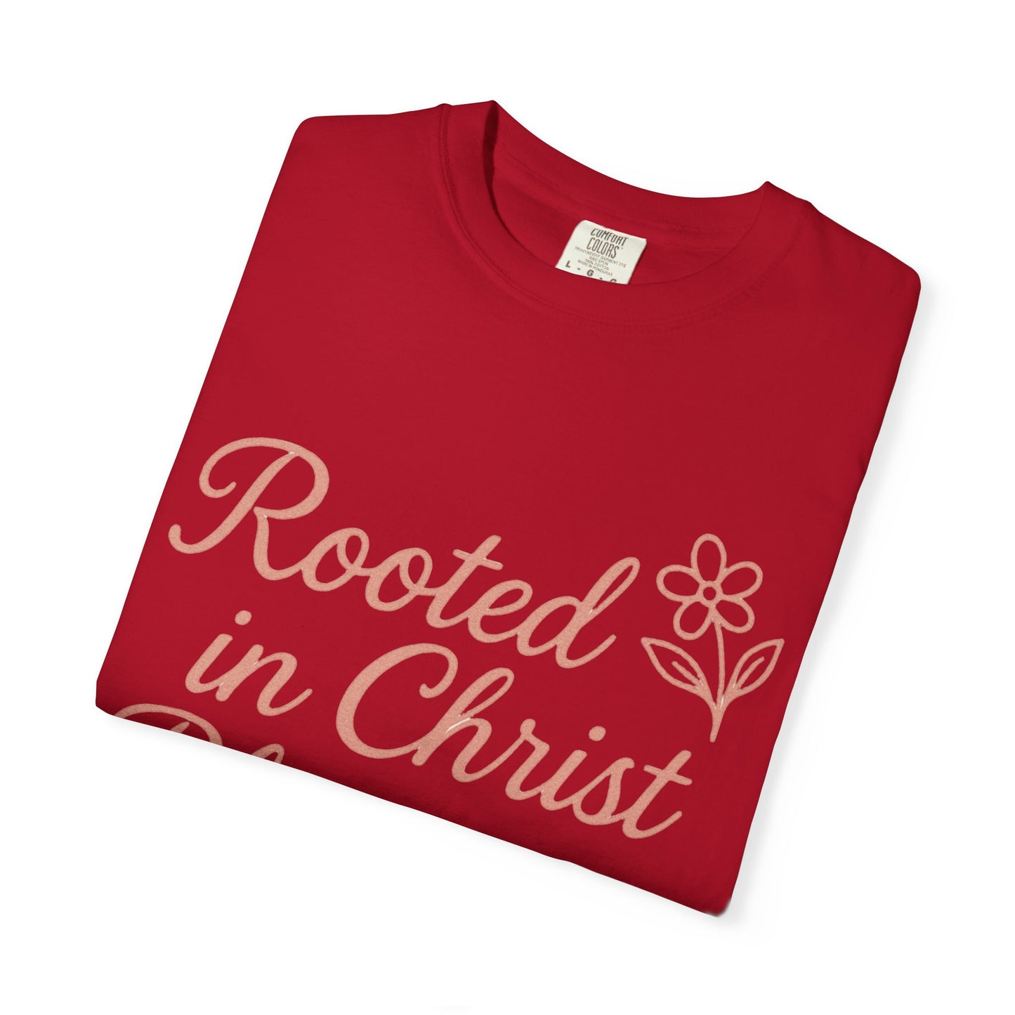 Inspirational Christian T-Shirt | Rooted in Christ, Blooming in Grace | Faith Apparel, Christian Gifts, Unisex Tees, Casual Wear